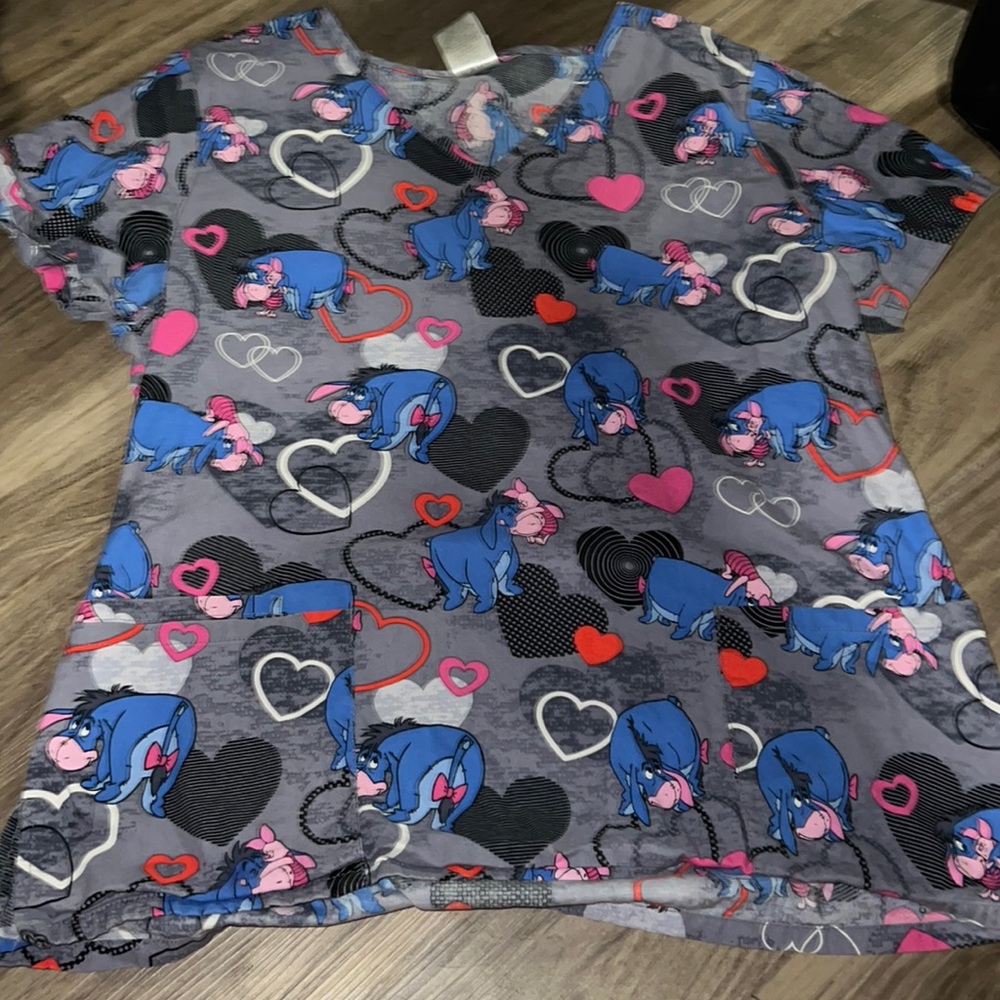 Eeyore Scrub Top